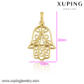 32105 xuping 14 Karat Gold kein Stein Hamsa Anhänger